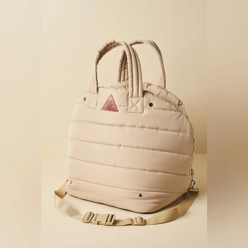 Anthropologie Cream Dog Carrier